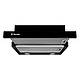 Кухонна витяжка Perfelli TL 5212 BL 700 LED, чорна телескопічна вбудована в шафу, шириною 50 см, фото 6
