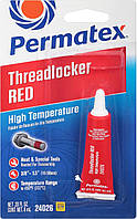 Высокотемпературный анаэробный фиксатор резьбы Permatex® High Temperature Threadlocker RED 6 мл 24026