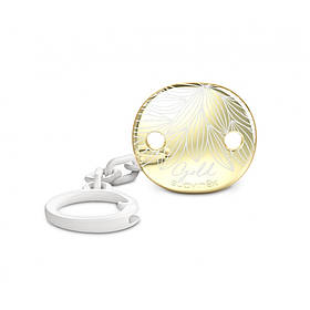 Кліпса для пустушки Suavinex Gold Edition, white