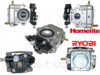 Карбюратор Ryobi RBC 254 FC Homelite 51950 Weekender 950i Walbro Wyj-345 985473001 Wyj-345-1 WYJ345