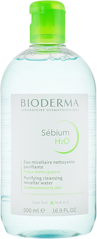 Міцелярна вода Bioderma Sebium H2O Micellaire Solution 500мл