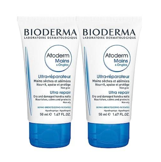 Набір живильний крем для рук Bioderma Atoderm Mains & ongles Ulra-Nourishing Hand Cream 50 мл 2 шт.