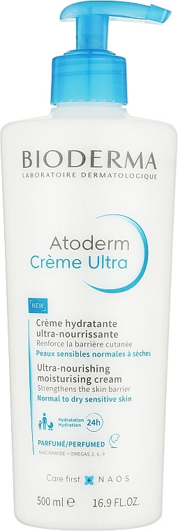 Живильний крем Bioderma Atoderm Bioderma Atoderm Body Cream For Dry Skin 500 мл