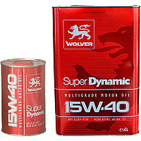 Автомобильное моторное масло WOLVER Super Dynamic 15W-40 1л