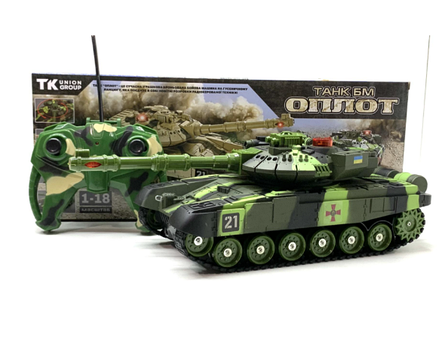 Танк на радіокеруванні від TK Group 72942 "Оплот" зелений, фото 1