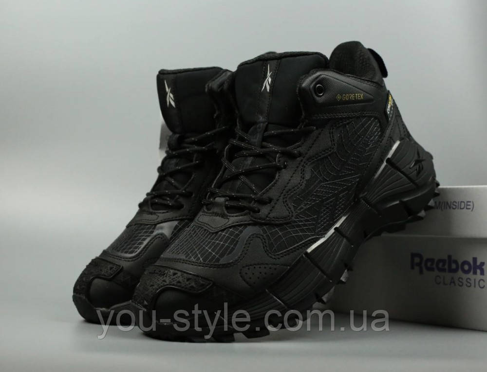 Чоловічі кросівки Reebok Zig Kinetica 2.5 Edge Black Fur, фото 1