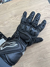 Довгі Мото перчатки Alpinestars Gp pro чорні