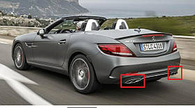 Mercedes SLC-Class 2016-2020 SLC 43 AMG Насадки кінцівки глушника Нові Оригінал