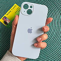 Чехол Silicone Case для Iphone 13 с защитой камер Lilac Purple/чехол для айфона 13 силикон кейс голубой