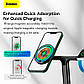 Зарядка Qi Baseus Swan 3-in-1 Wireless Magnetic Charging Bracket Universal version |20W|, фото 9