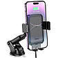 Держатель HOCO Climber smart wireless charging car holder HW9 |15W|, фото 3