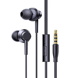 Навушники з мікрофоном провідні Baseus Enock Wired Earphones (3,5 mini-Jack, 1.1 m). Black