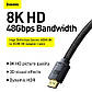 Кабель Baseus High Definition Series HDMI 8K to HDMI 8K Adapter Cable |5m|, фото 5