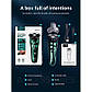 Электобритва Hoco electric razor with smart LED indicator DAR06 Plus IPX7, фото 5