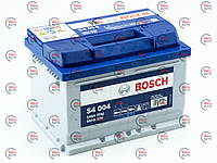 Аккумулятор BOSCH 60 А S4 (540А) (2 года гарантии) Евро правый + низький