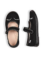 Туфли детские DARIA чёрная вышивка