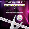 Світлодіодна стрічка LED 2835RGB - водостійка гірлянда з пультом 5 м, фото 9