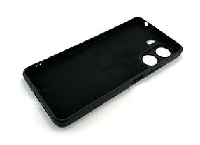 Чохол на Xiaomi Redmi 13С, Poco C65 накладка бампер Silicone Case силіконовий чорний з велюром
