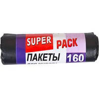 Пакет для сміття 90*110 160л 10шт Super Luxs,Super Pack