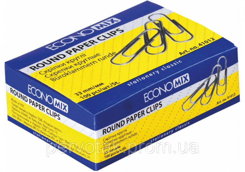Скріпка 33мм Е41012 кругла, фото 1