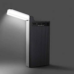 Портативний акумулятор POWER BANK 30000 mAh "HOCO J62 Jove table lamp LED-lamp Black