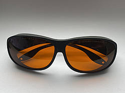 Захисні окуляри OD4+ від лазерного випромінювання хвиль синього та зеленого 190-550nm та інфрачервоного 800-1100nm