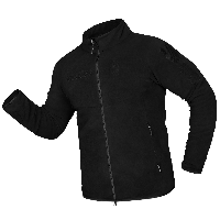 CamoTec флисовая кофта PALADIN Black, тактическая кофта, мужская флисовая кофта, зимняя флиска, боевая кофта