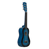 Гіталеле синього кольору. Укулеле 6 струн. Міні-гітара. Портативна гітара. Похідна гітара., фото 4