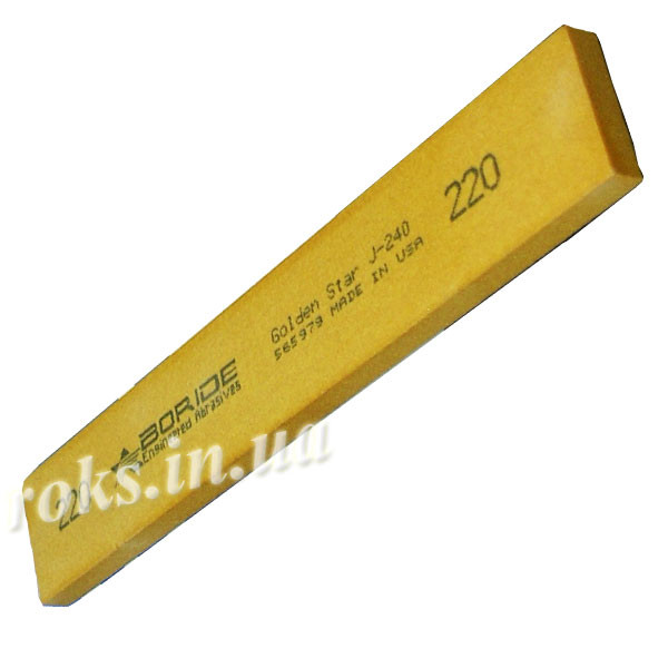 Точильний камінь BORIDE серії Golden Star, 220 грит, 154х25х6 мм арт.10027, фото 1