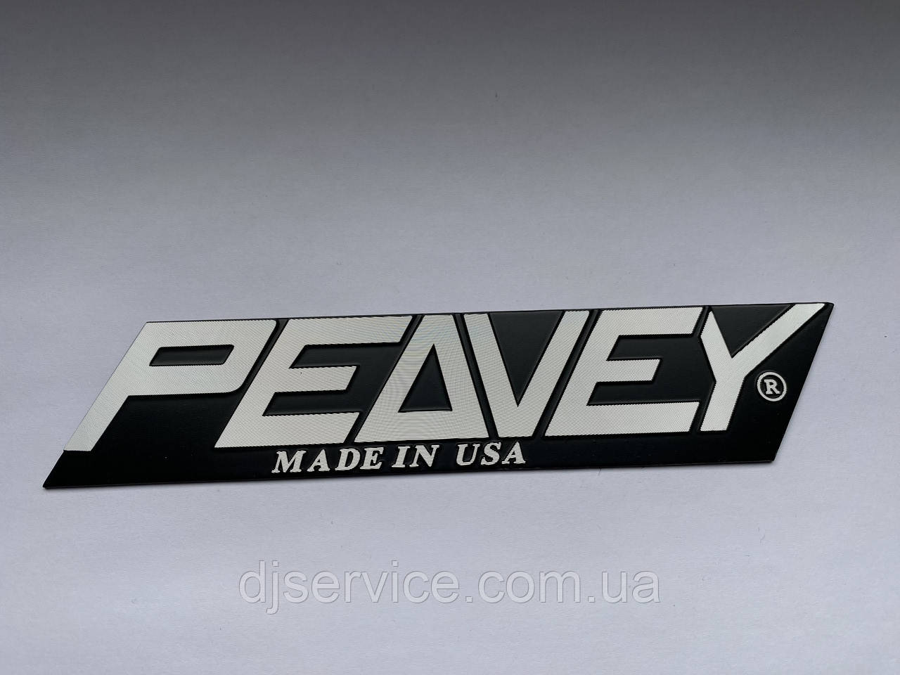 Шильдик 180x36mm на сітку колонки Peavey, фото 1