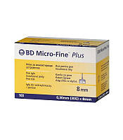 Иглы BD Micro-Fine 8 мм 30G (0,25мм) для шприц-ручек