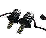 H4 led лампи KELVIN MSeries - 8000Lm - 6000K для головного світла - Рік гарантії, фото 7