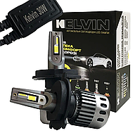 Светодиодные автолампы H4 LED KELVIN MSeries - 8000Lm - 6000K для головного света - Год гарантии