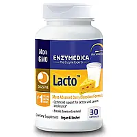 Пищеварительные ферменты (Lacto) Enzymedica 30капсул