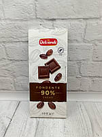 Шоколад  Dolciando екстра чорний 90% 100г  Італія