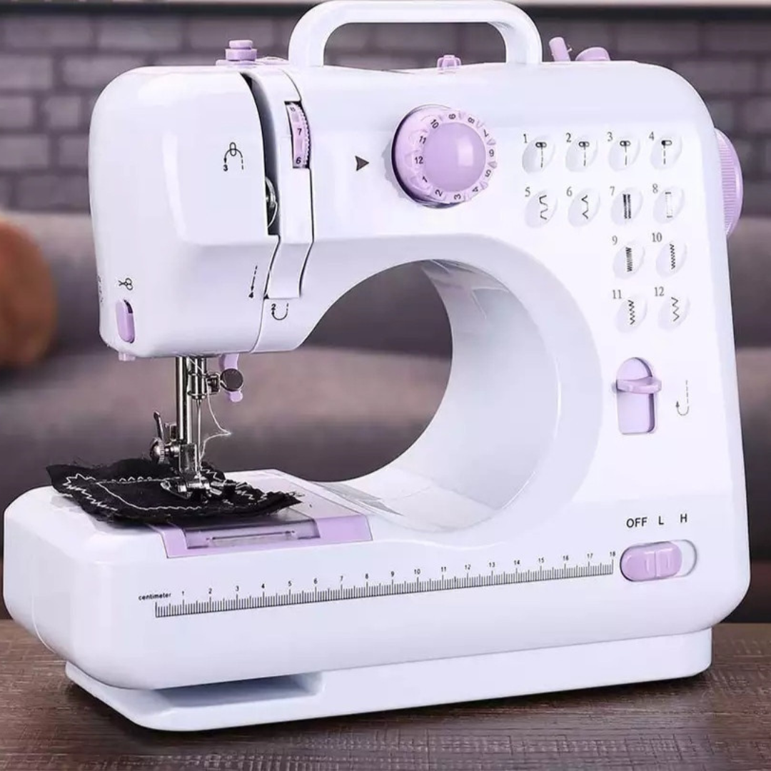 Швейная машинка 12в1 бытовая Sewing Machine , Профессиональная швейная машина с педалью от батареек и сети - фото 1 - id-p2068431783