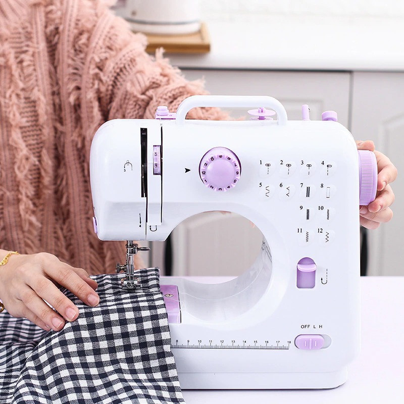 Швейная машинка 12в1 бытовая Sewing Machine , Профессиональная швейная машина с педалью от батареек и сети - фото 8 - id-p2068431783