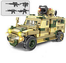 Конструктор ЗСУ "Військова броньована машина КрАЗ "Спартан" (354 деталі) топ