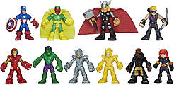 Набір 10 фігурок Супер Герої Марвел Marvel Playskool Heroes Super Hero Adventures Ultimate, Hasbro