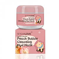 Кислородная пузырьковая ма ска с персиком Sersanlove Peach Bubble Clay Ma sk 100гр