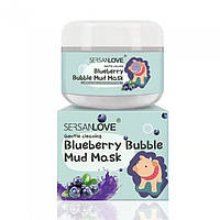 Кислородная пузырьковая ма ска с черникой Sersanlove Blueberry Bubble Clay Ma sk 100гр