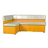 Кухонний кут Кубик шкірозамінник (FM/ФМ) 1700х1220х550 h880 (2кат) нерозкладний, фото 5