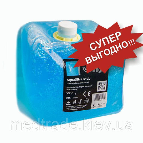 ГЕЛЬ ДЛЯ УЗД AQUAULTRA BASIC UBQ 5л (УГОРЩИНА)
