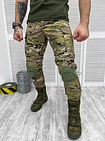 Военные мужские штаны мультикам рип-стоп с вставками под наколенники для армии Ukraine