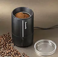 Роторная кофемолка-измельчитель электрическая Rainberg RB-302 на 50 грамм 300 Ватт черная