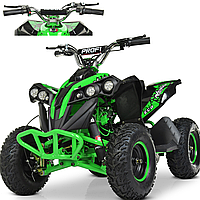 Квадроцикл для подростков электроквадроцикл детский Profi 1000W HB-EATV1000Q-5ST (MP3) V2 зеленый