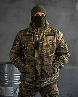 Мужской зимний бушлат мультикам на синтепоне и флисе для армии Ukraine