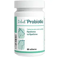 Витаминно-минеральная добавка Dolfos Probiotic для собак кошек, 60 таблеток