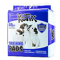 Одноразові пелюшки для собак та цуценят Kotix Premium 90*60 см 50шт Nev