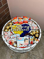 Набор подарочный со сладостями для девушки бокс в форме рафаэлло для жены, мамы, ребенка Nbox-15